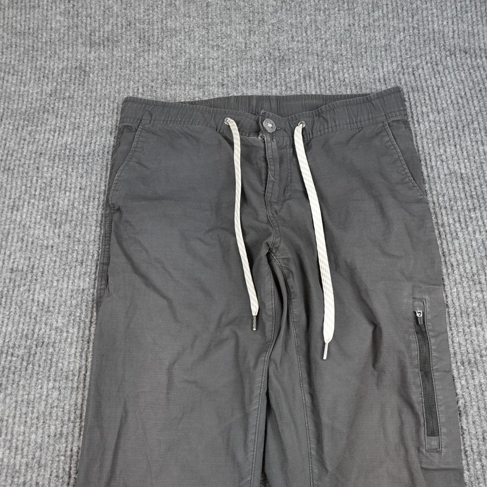 Vuori Ripstop Pants Womens Small Gray Elastic Waist Zip Pocket Stretch VW401 - Picture 3 of 9